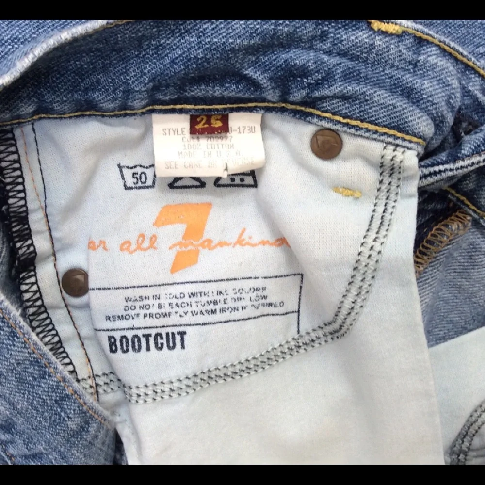 7 For All Mankind Bootcut Jeans - Size 25 - Picture 5 of 14